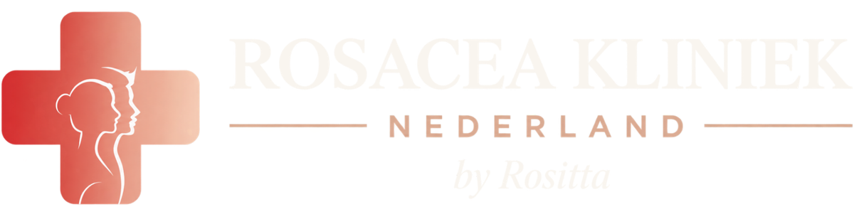 Logo Rosacea Kliniek Nederland by Rositta, lichte variant